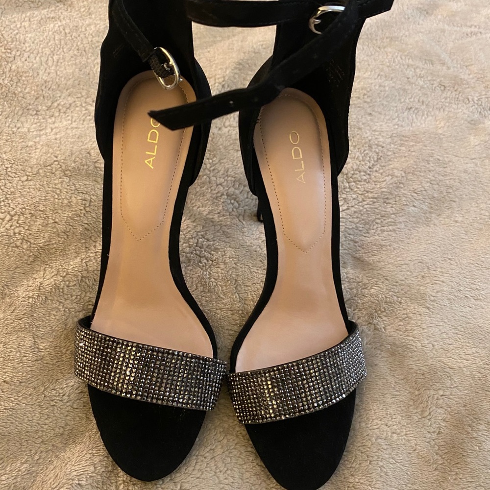 ALDO Womens Kedurith Black Nubuck 37